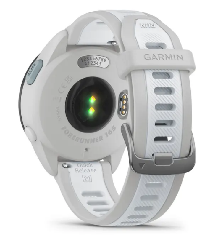 Relógio Monitor Cardíaco Garmin Forerunner 165 AMOLED Branco