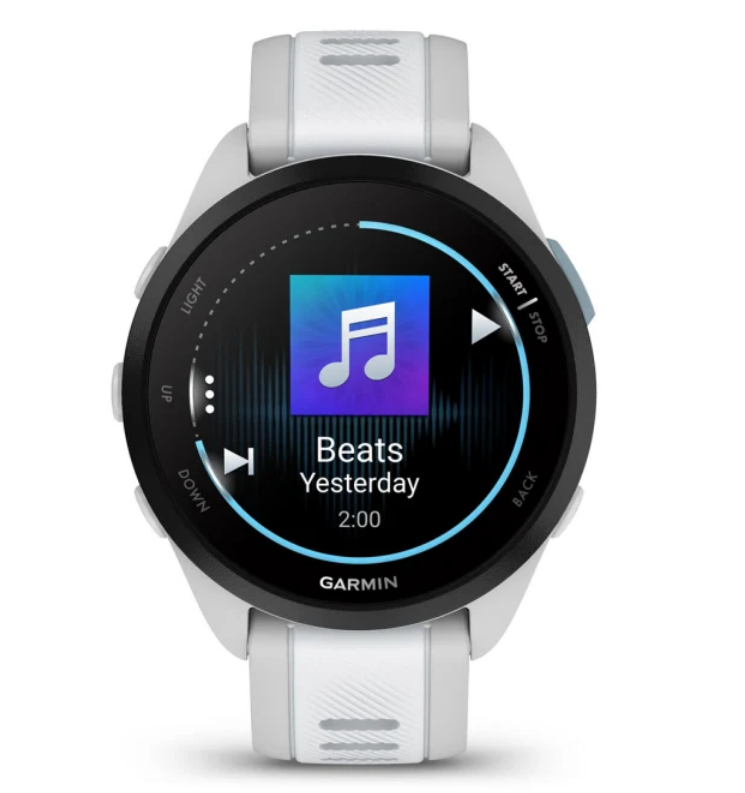 Relógio Garmin Forerunner 165 AMOLED Music Branco - Direct