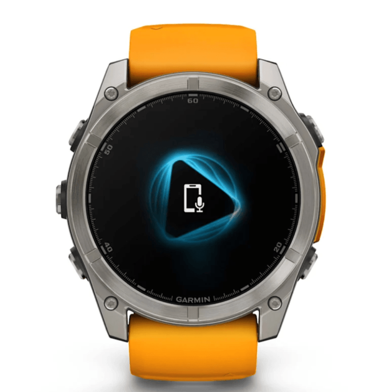 Relógio Garmin Fenix 8 AMOLED Titanium Sapphire Orange 51mm