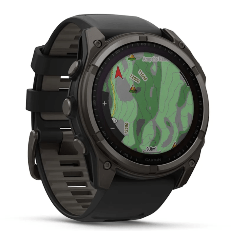Relógio Garmin Fenix 8 Solar Titanium Sapphire Black 51mm - Direct