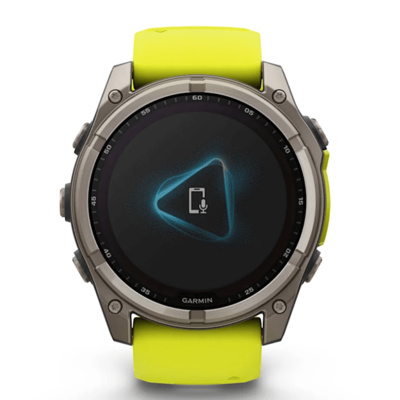 Relógio Garmin Fenix 8 Solar Titanium Sapphire Yellow 51mm