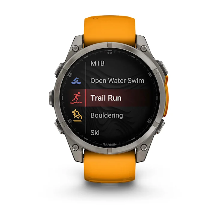 Fenix 8 AMOLED Sapphire Laranja em até 10x sem juros | Direct