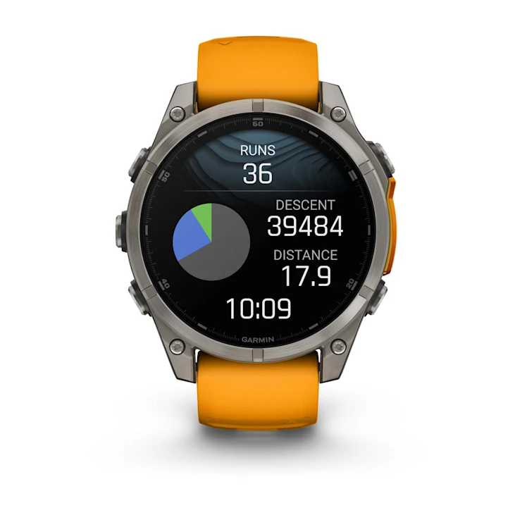 Fenix 8 AMOLED Sapphire Laranja em até 10x sem juros | Direct