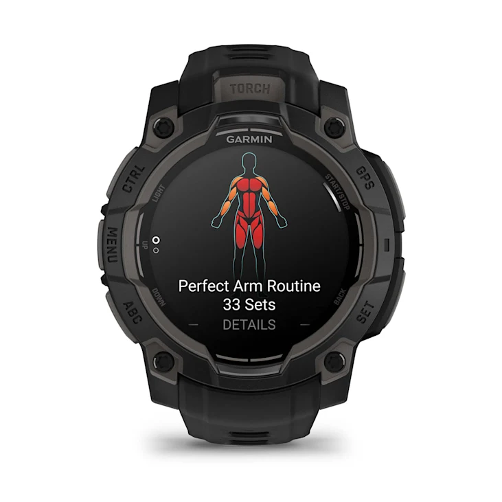 ガーミン GARMIN INSTINCT3 AMOLED BLACK 45mm Relógio Smartwatch Garmin Instinct 3 AMOLED Preto 45mm - Direct