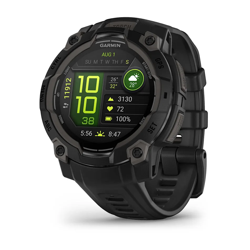 ガーミン GARMIN INSTINCT3 AMOLED BLACK 45mm Relógio Smartwatch Garmin Instinct 3 AMOLED Preto 45mm - Direct