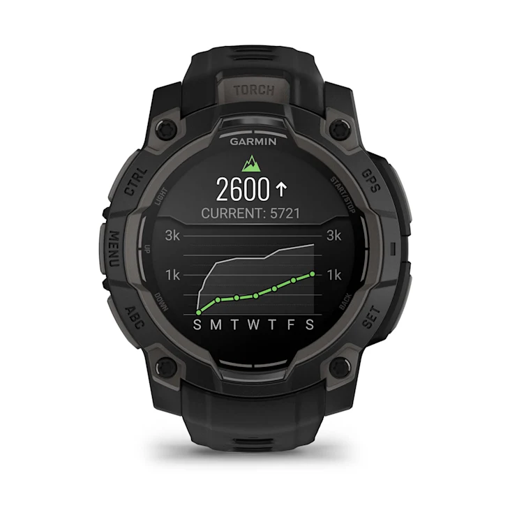 Relógio Smartwatch Garmin Instinct 3 AMOLED Preto 45mm - Direct