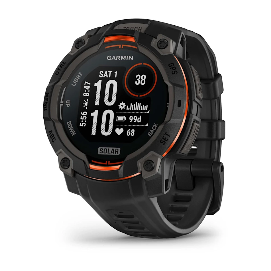Relógio Smartwatch Garmin Instinct 3 Solar Preto 45mm - Direct