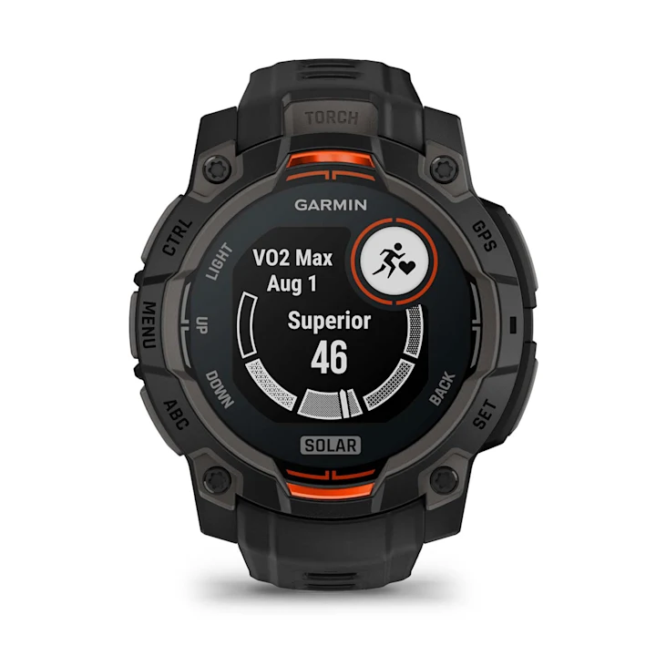 GARMIN INSTINCT 3 45MM GPSスマートウォッチ Relógio Smartwatch Garmin Instinct 3 AMOLED Preto 50mm - Direct
