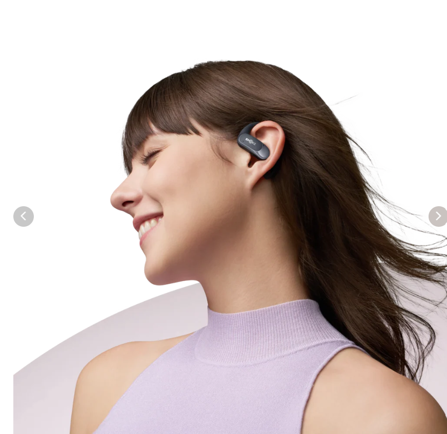 Fone de Condução Óssea Shokz Openfint Air Preto - Direct Esportes