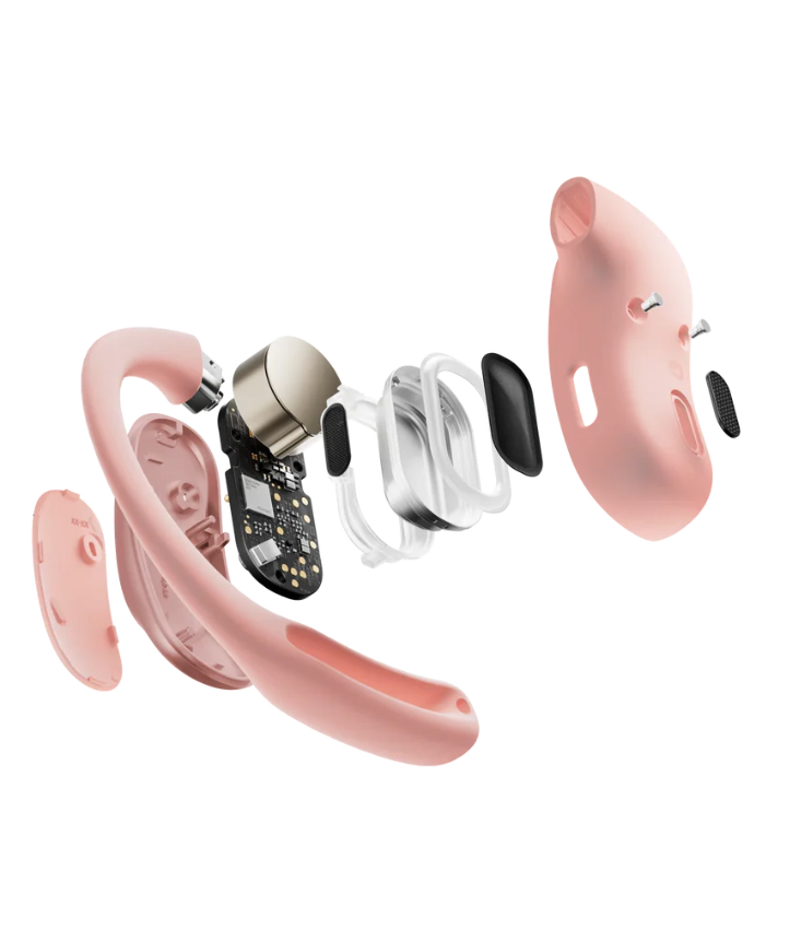 Fone de Condução Óssea Shokz Openfint Air Rosa - Direct Esportes