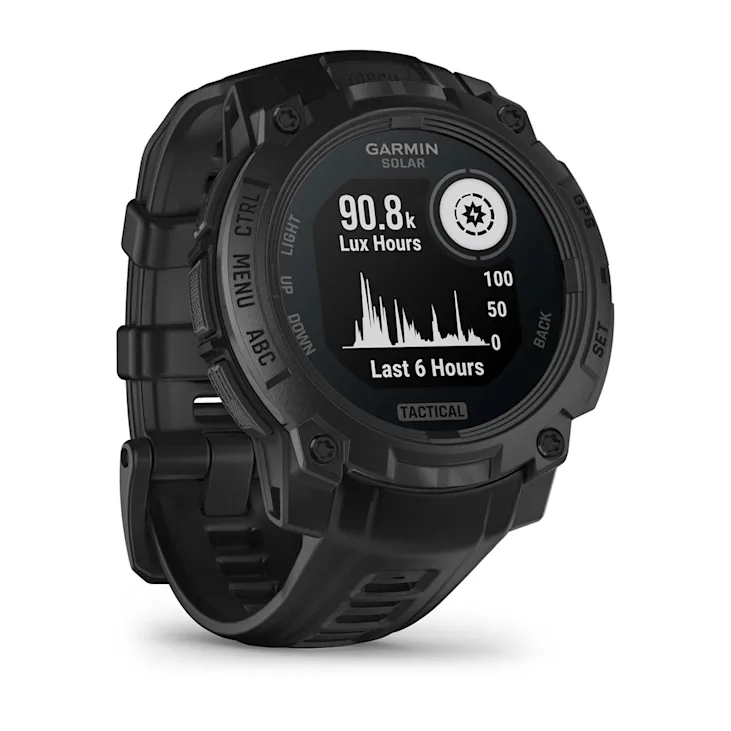 Garmin Instinct 3 Solar Tactical Preto 45mm | Direct Esportes