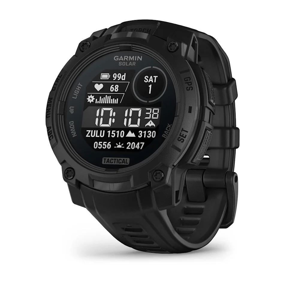Garmin Instinct 3 Solar Tactical Preto 45mm | Direct Esportes