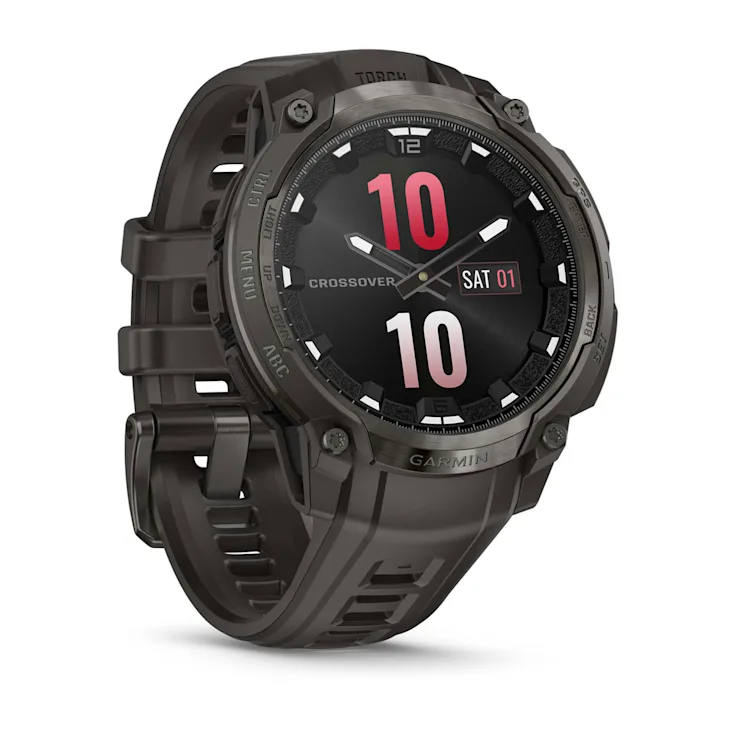 Garmin Instinct Crossover AMOLED 46mm Carvão | Direct Esportes