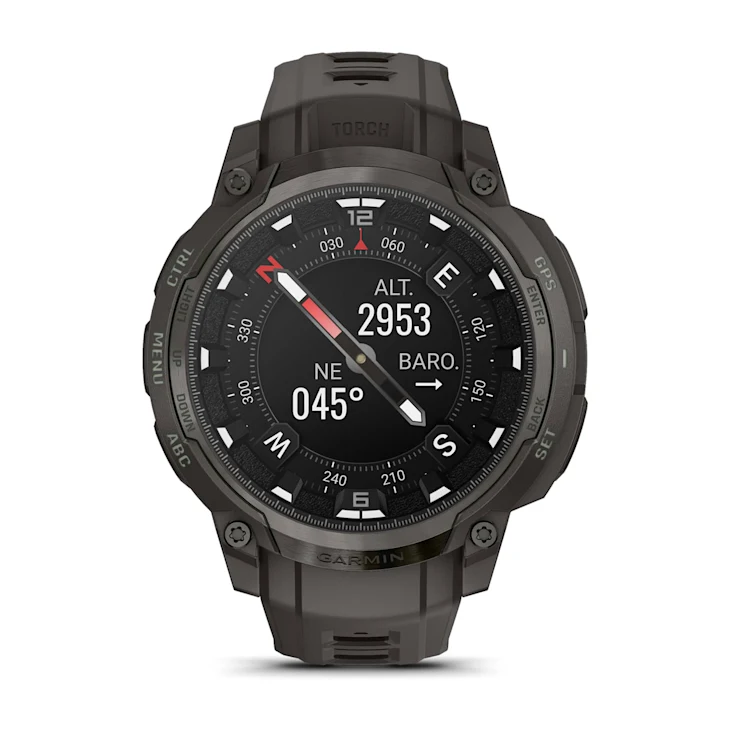 Garmin Instinct Crossover AMOLED 46mm Carvão | Direct Esportes