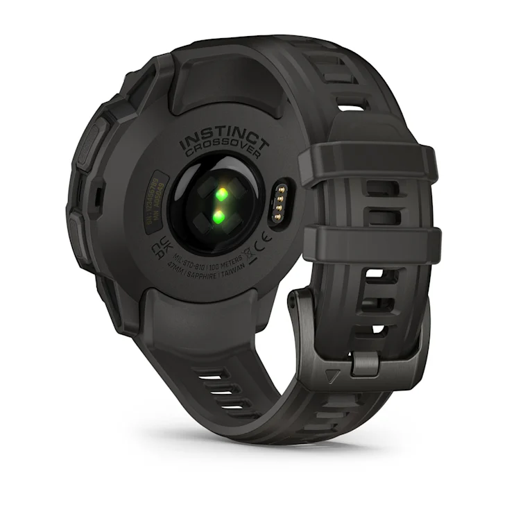 Garmin Instinct Crossover AMOLED 46mm Carvão | Direct Esportes