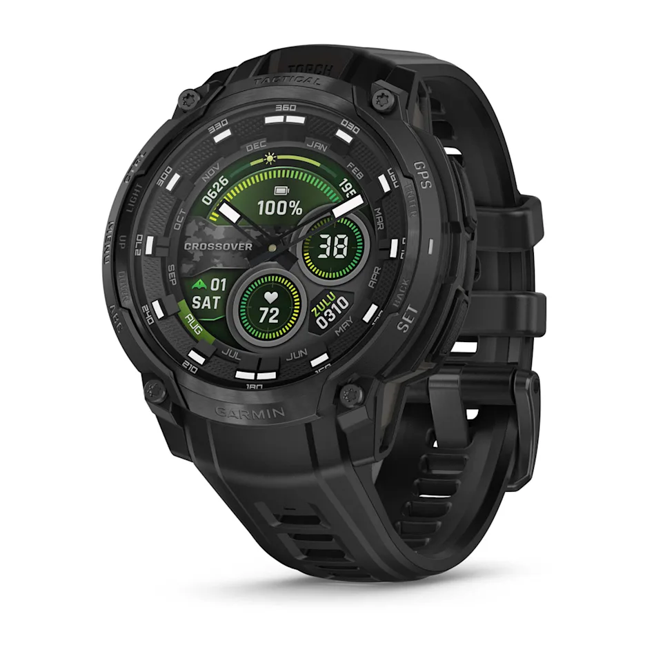 Garmin Instinct Crossover AMOLED Tactical | Direct Esportes Brasil