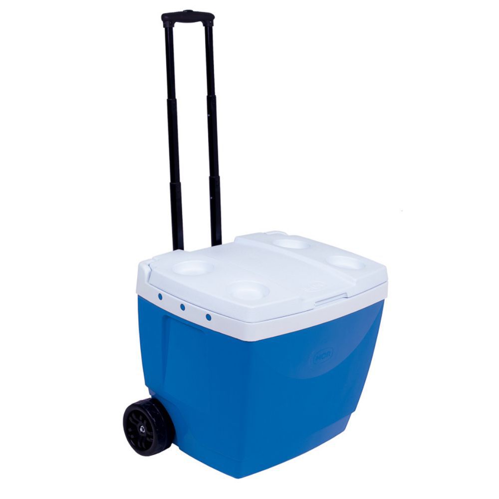 Caixa Térmica 42 L Azul com Rodinhas - Mec G Store