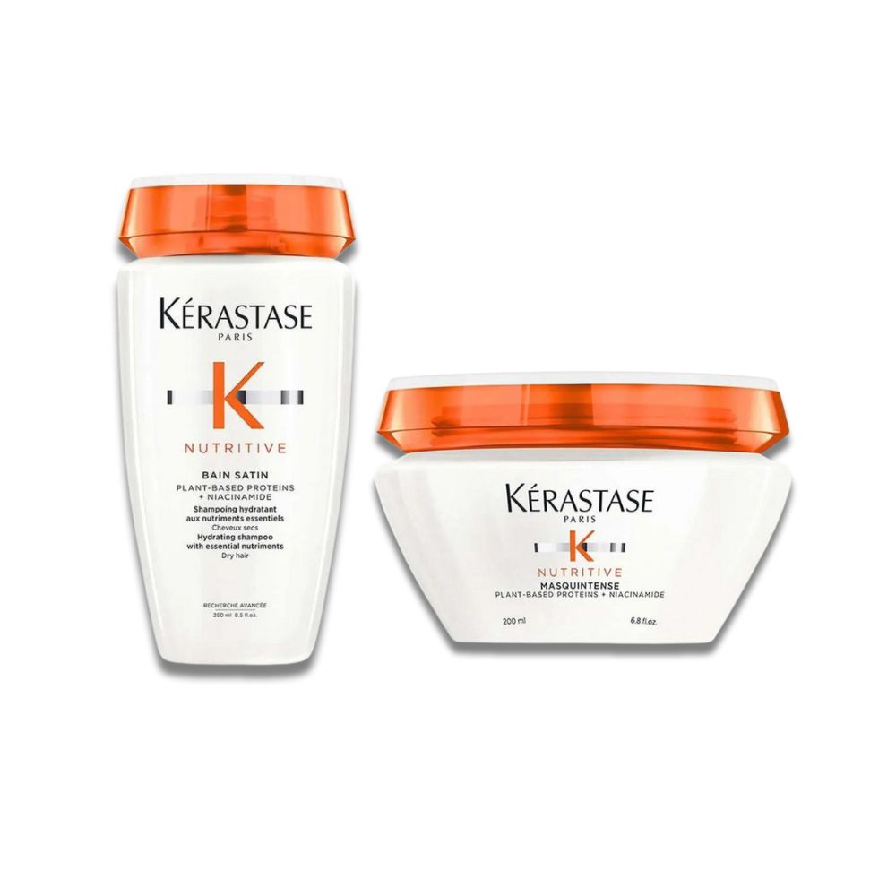 Kit Kerastase Nutritive Bain Satin + Máscara Masquintense - Monet