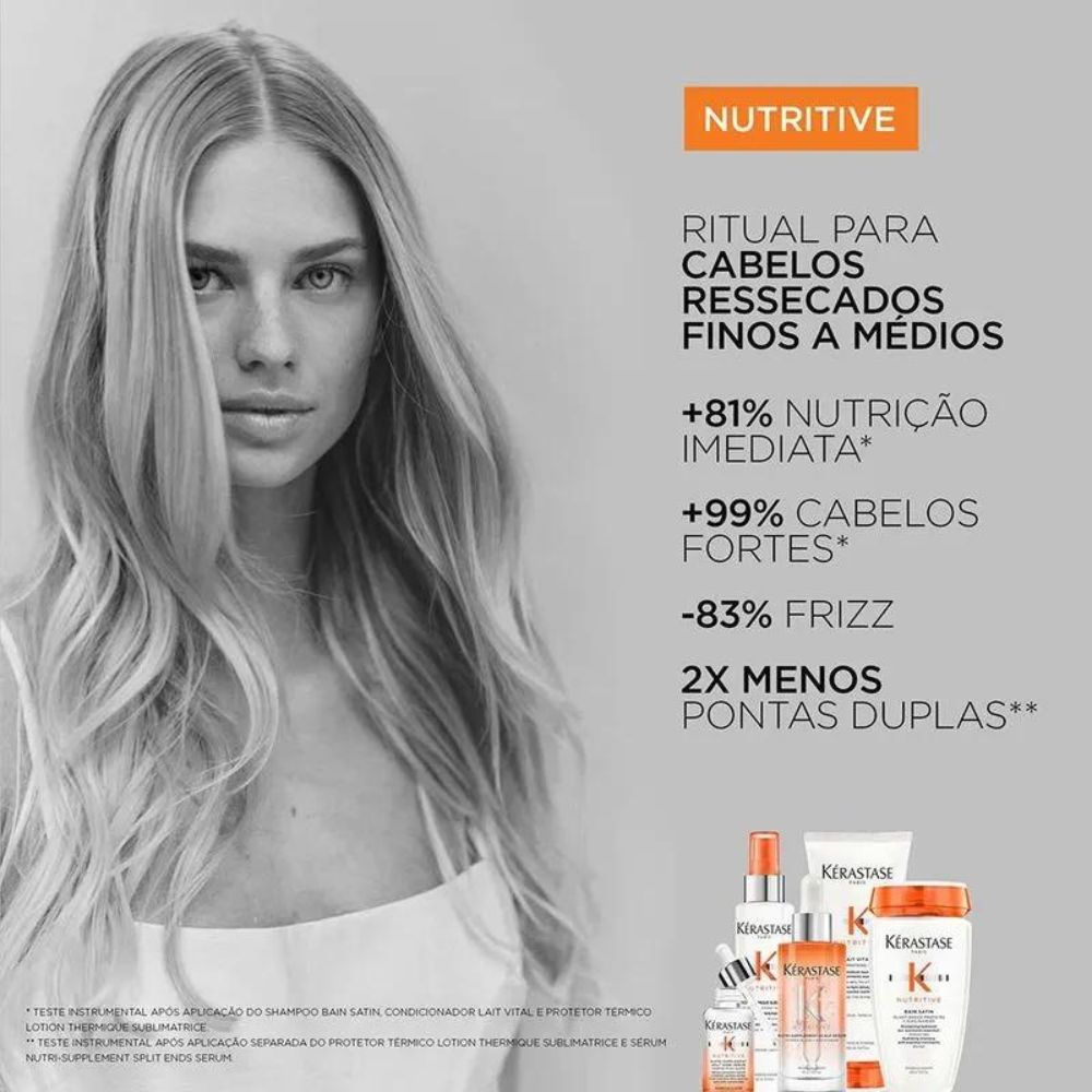 Kit Kerastase Nutritive Shampoo Bain Satin 250ml + Condicionador