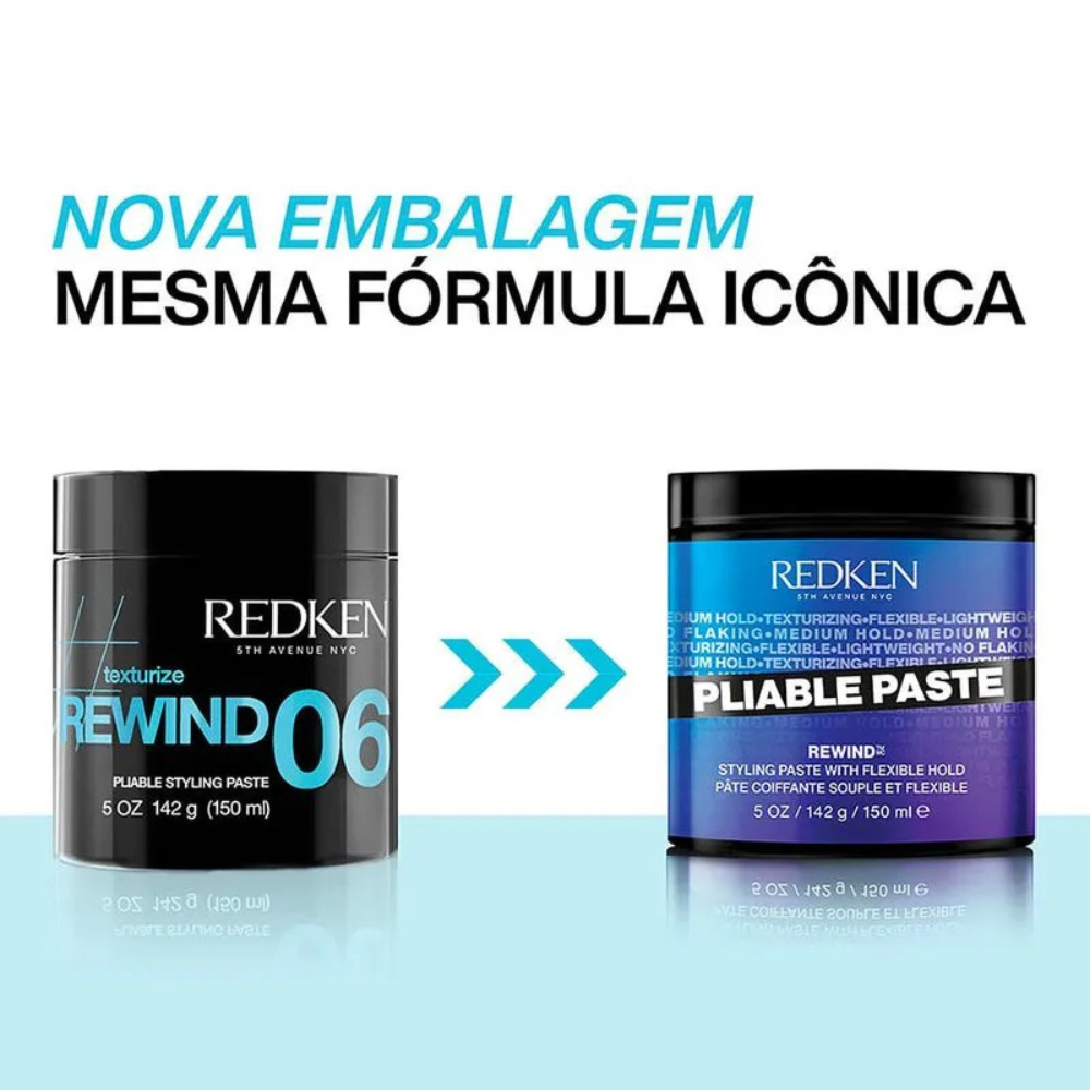 Redken Pliable Paste Pasta Modeladora 150ml - Monet Cosméticos