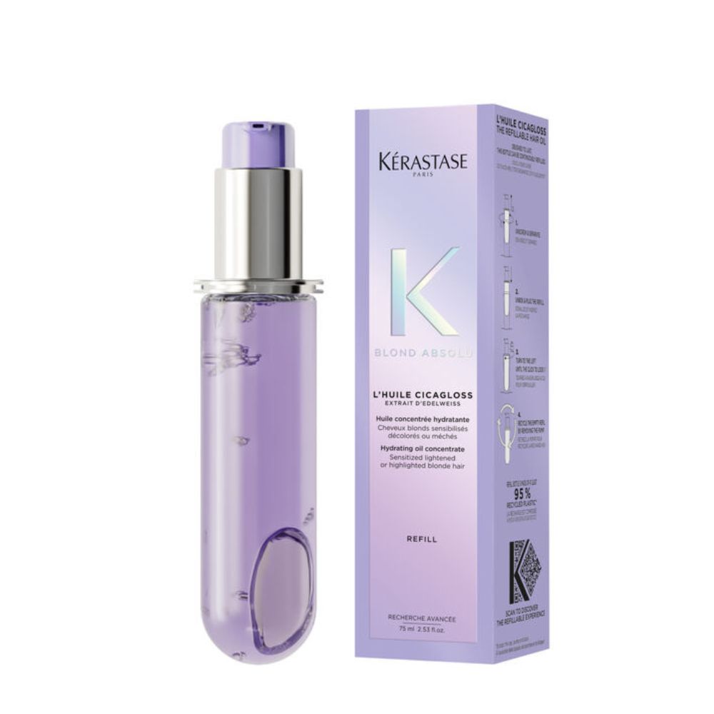 2本セット！Kérastase Blond Absolu Cicaplash Kit Kérastase Blond Absolu com óleo cicagloss e refil - Monet