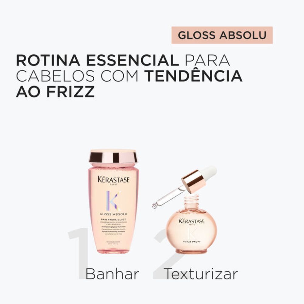 Kit Kérastase Gloss Absolu Essencial - Shampoo e Óleo Gloss