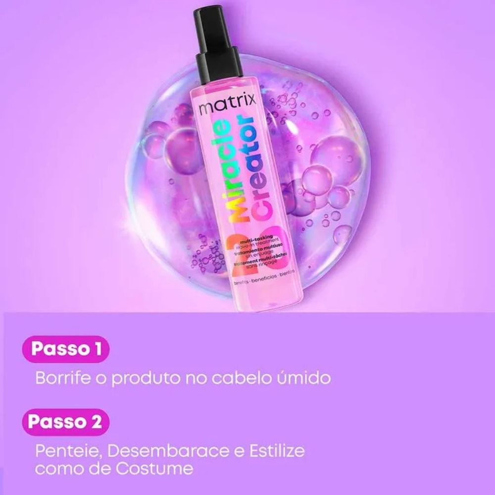 Matrix Miracle Creator Leave-In Spray – 20 Benefícios - Monet