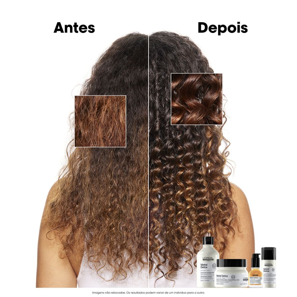 Kit Travel Mini Duo L'Oréal Metal Detox - Shampoo e Máscara