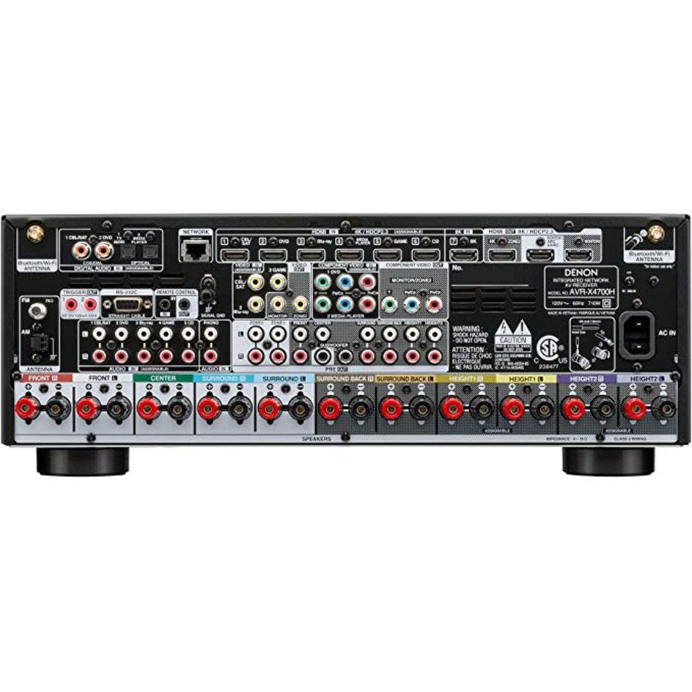 Receiver Denon | AVRX4700H 9.2 | 8K HDMI | Dolby Atmos - So Fast