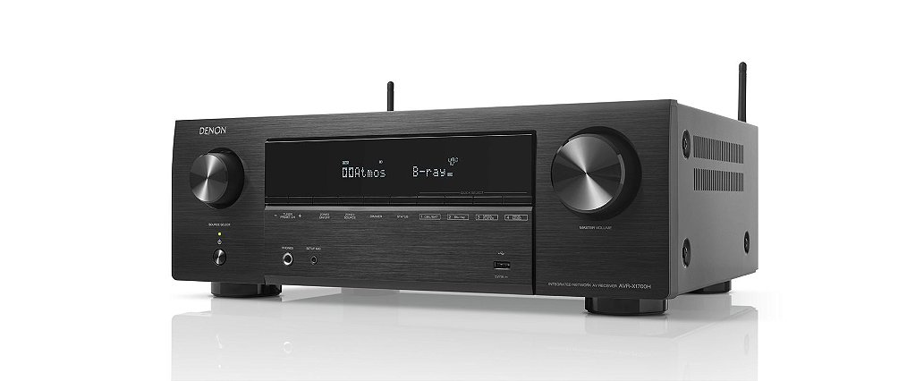 Receiver Denon AVR-X1700H 7.2 - Dolby Atmos 8K 110V | So Fast - So