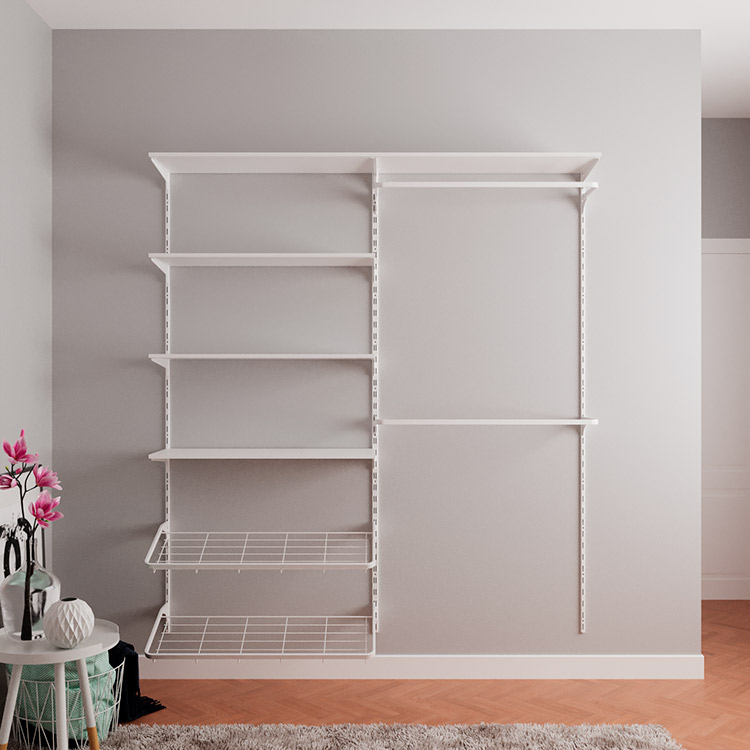 Closet Modular 1,80m - Mod 02 MDF - EcommiX - Soluções Modulares
