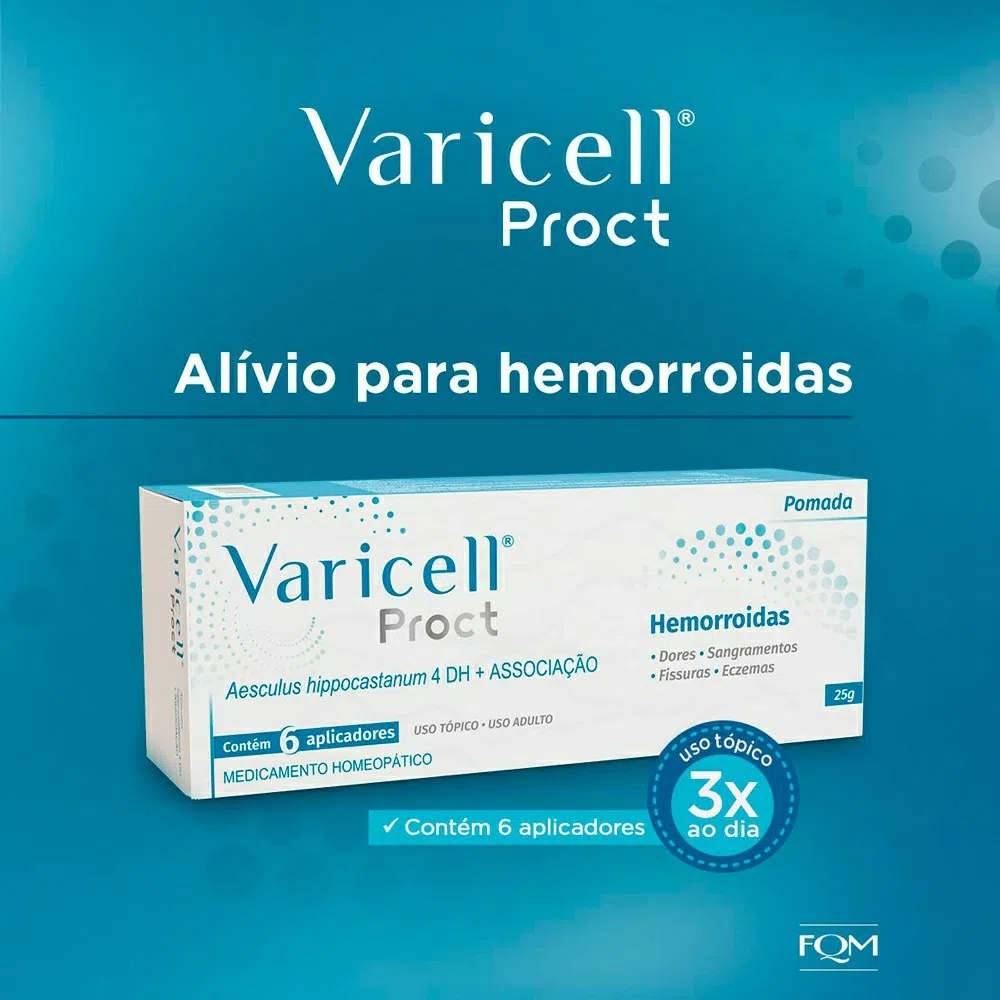 Varicell Proct Pomada hemorroidas 7898040329785 - FarmaViver