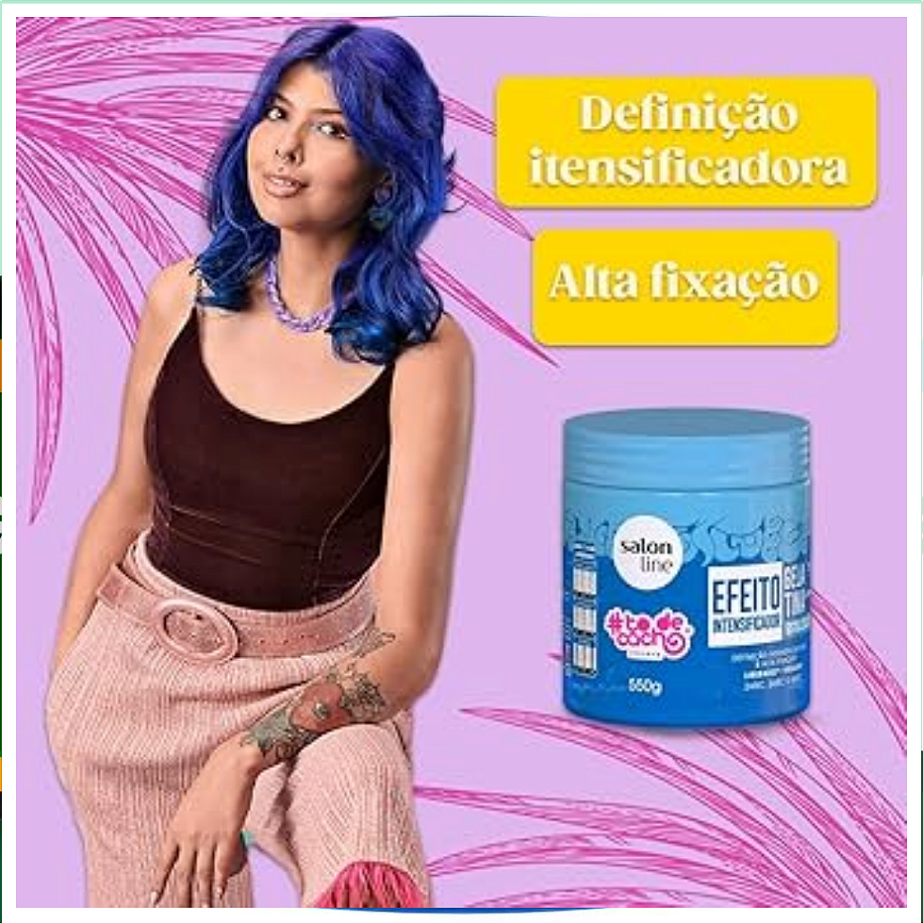 GELATINA SALON LINE TODE CACHO ESTILIZACA INTENSIFICADOR 550