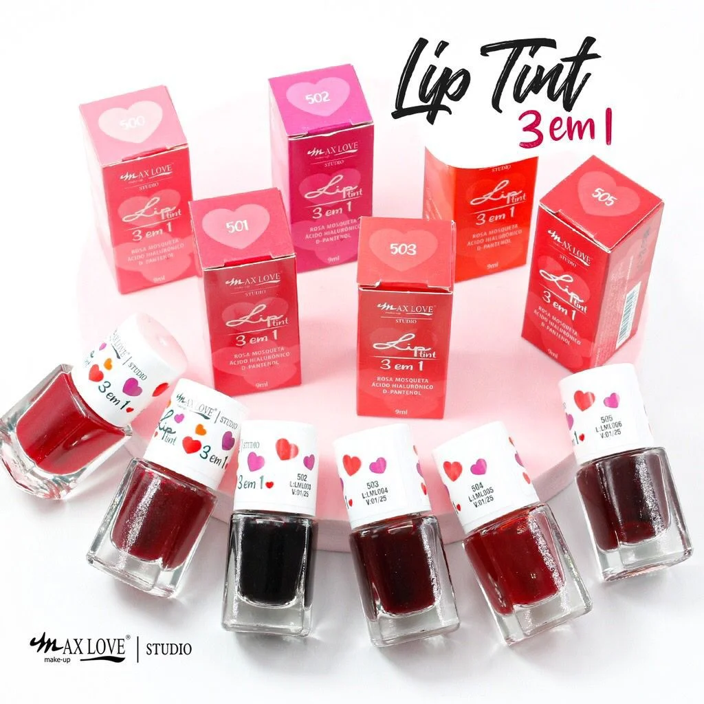 LIP TINT 3x1 MAX LOV E - 504 - FarmaViver - Farmácia Online 24 horas