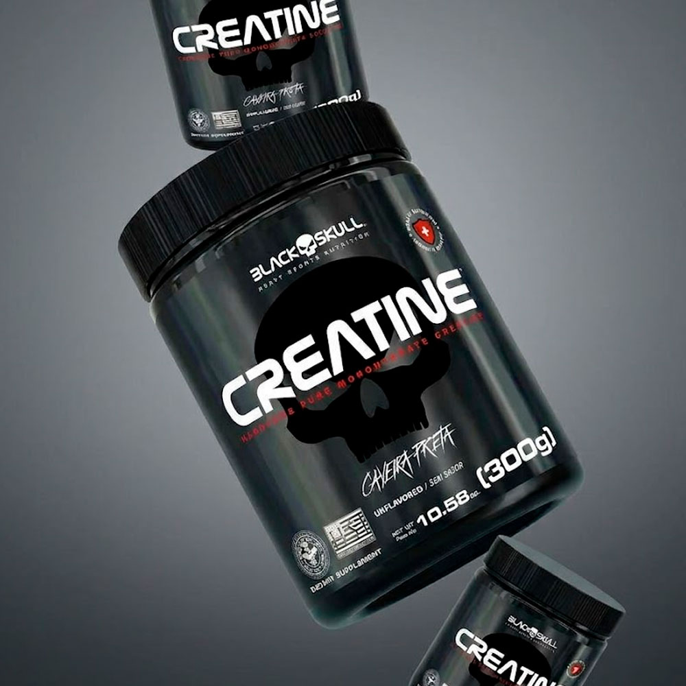 Creatina Black Skull 300g Pura