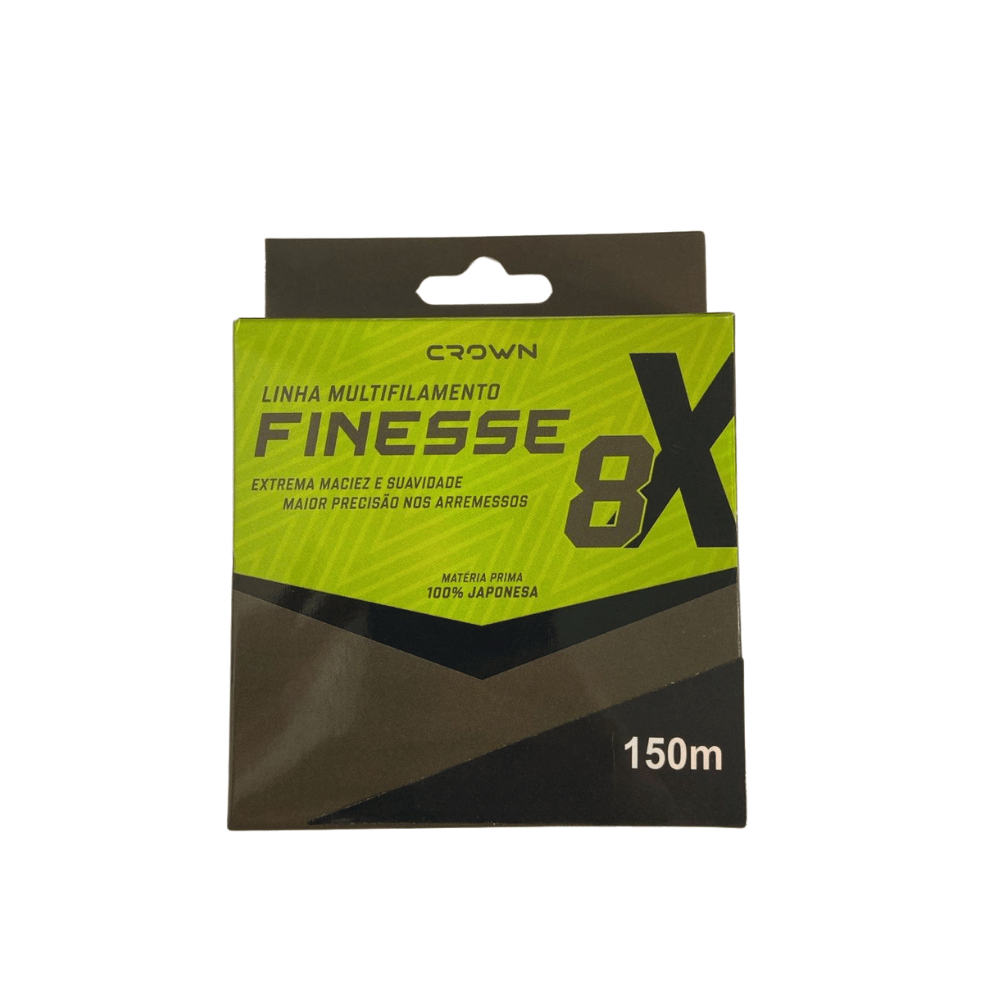 LINHA MULTIFILAMENTO 8X FINESSE Nº0,4 0.10mm 12lb- 150mt - SCPesca