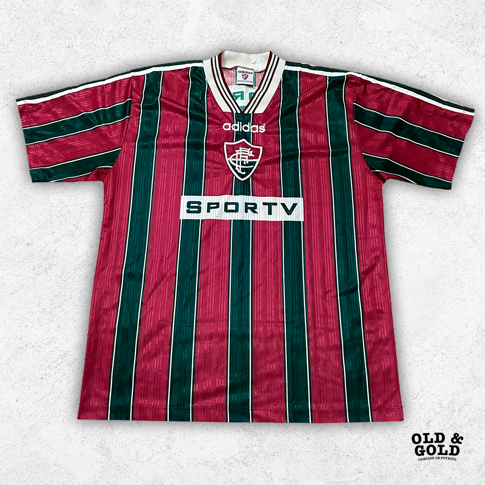 Camisa Fluminense 1996 #5 GG Old Gold