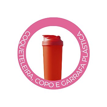 COQUETELEIRA, COPOS E GARRAFAS PLÁSTICAS