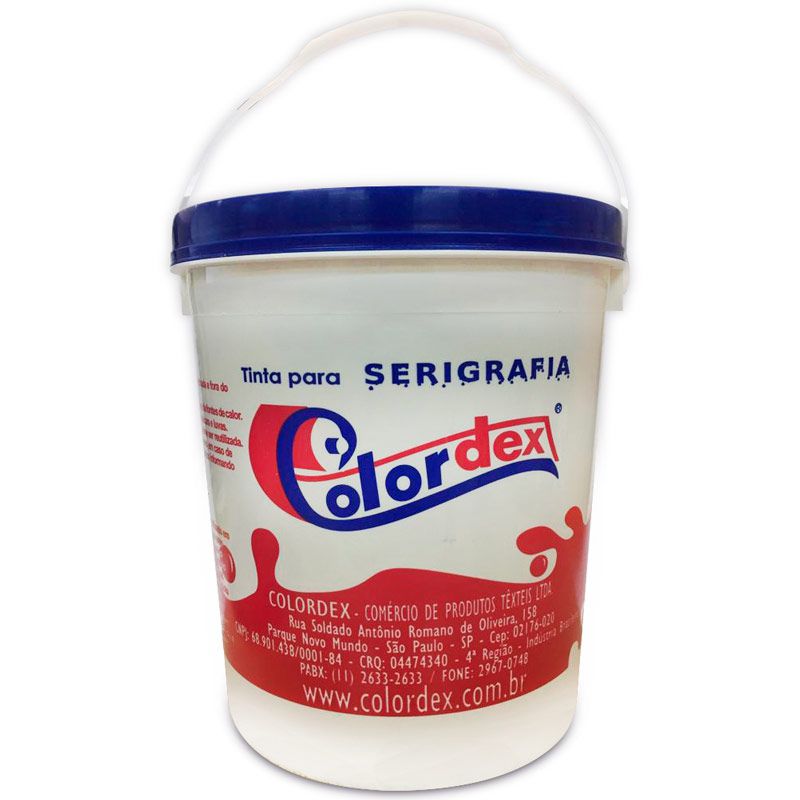 Tinta para Serigrafia Colordex Hidrocolor Incolor (5kg) - Tintas