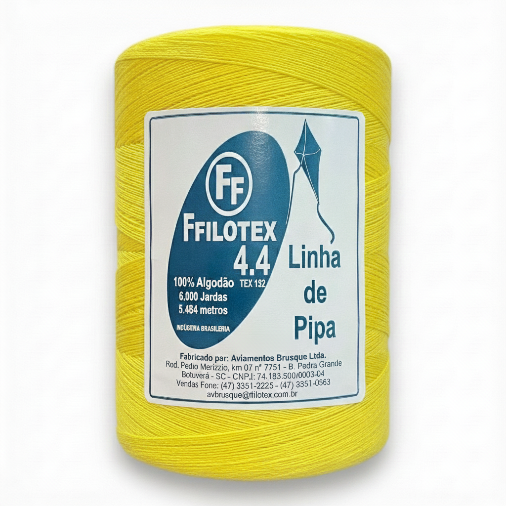 Linha Ffilotex Fio 4.4 Para Pipa 6000 Jardas Tex 132 Algodão