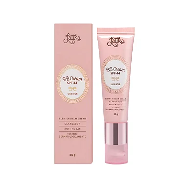BBクリーム BB Cream Latika Clareador FPS 44 - Cor Bege Claro - N10 - Nudh