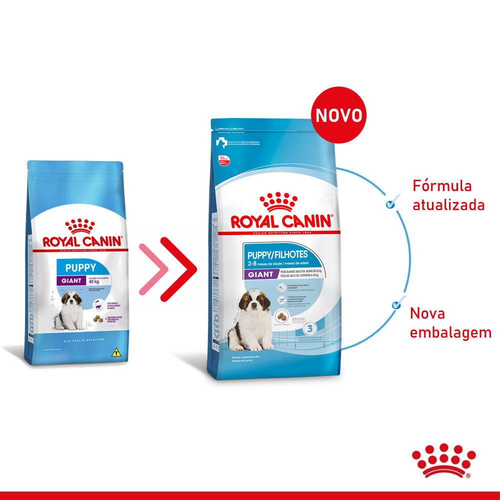 Ração Royal Canin Giant Puppy para Cães Filhotes Gigantes 15 kg