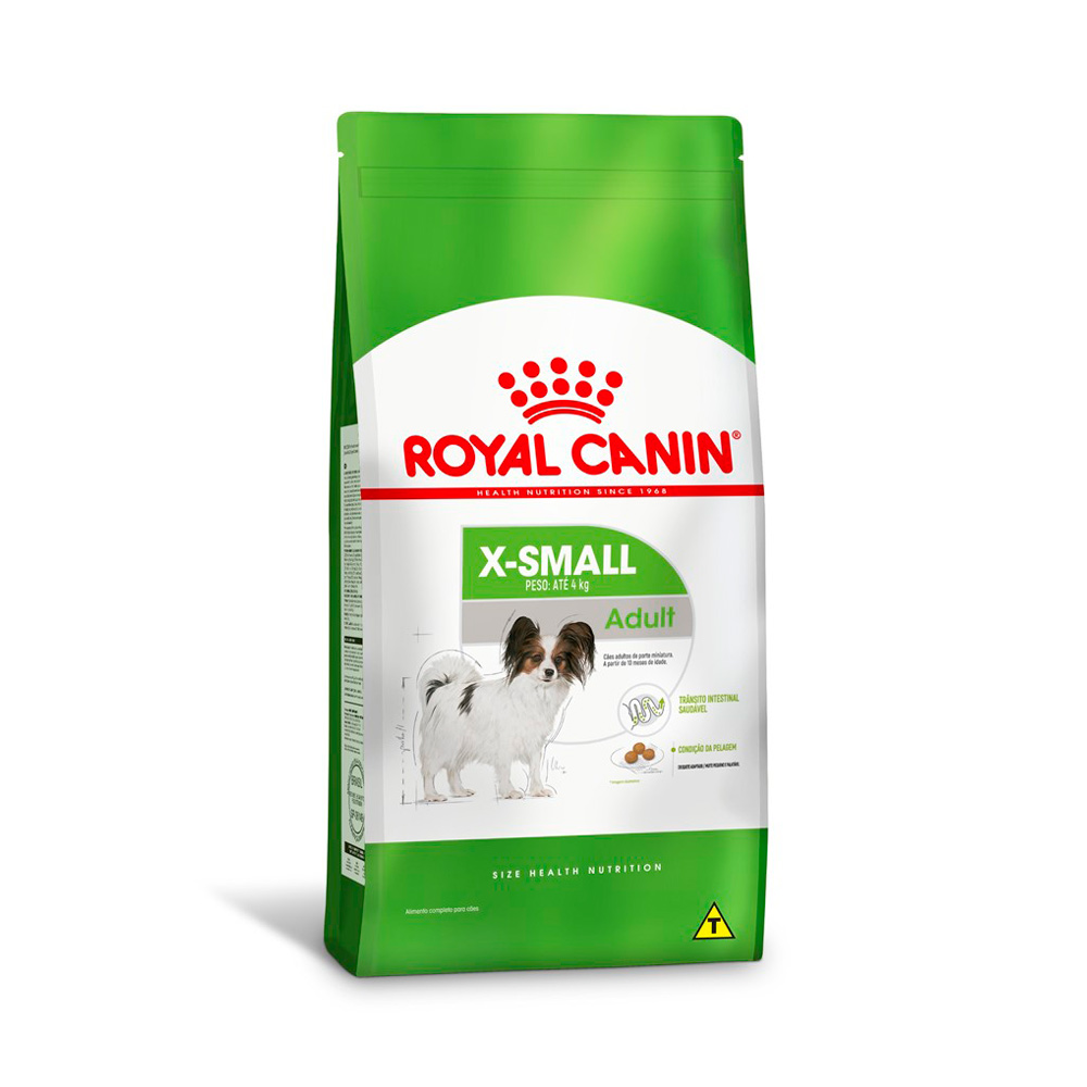 Ração Royal Canin X-Small para Cães Adultos de Porte Mini