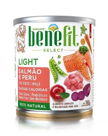 Alimentação Natural Benefit Spin Pet Lata Para Caes Adultos Sabor