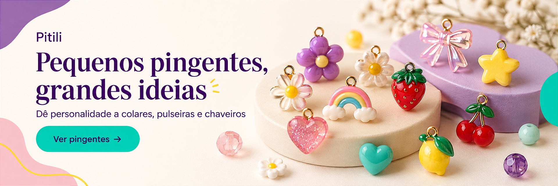 Pequenos pingentes, grandes ideias — ver pingentes