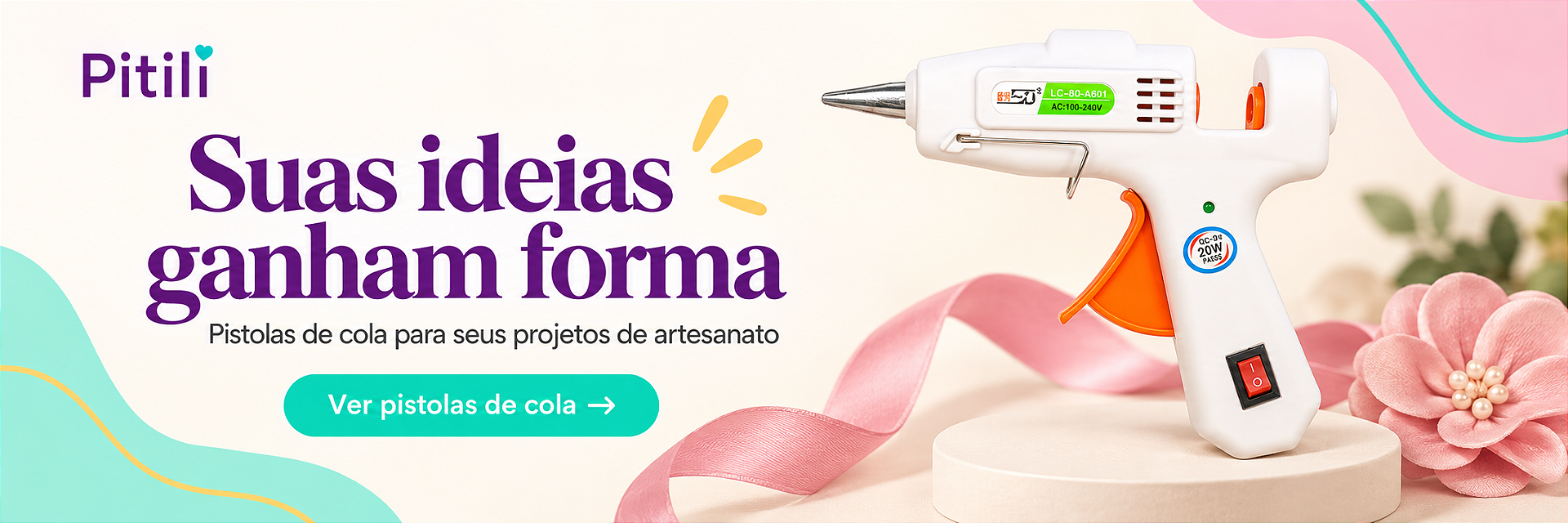 Pistolas de cola para artesanato