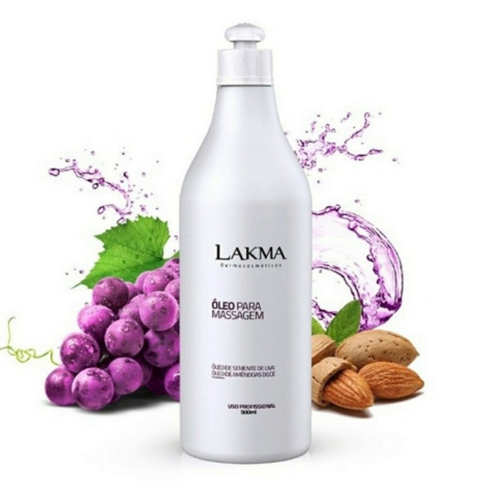 Óleo Para Massagem 500ml – Lakma - Cosméticos Natalia