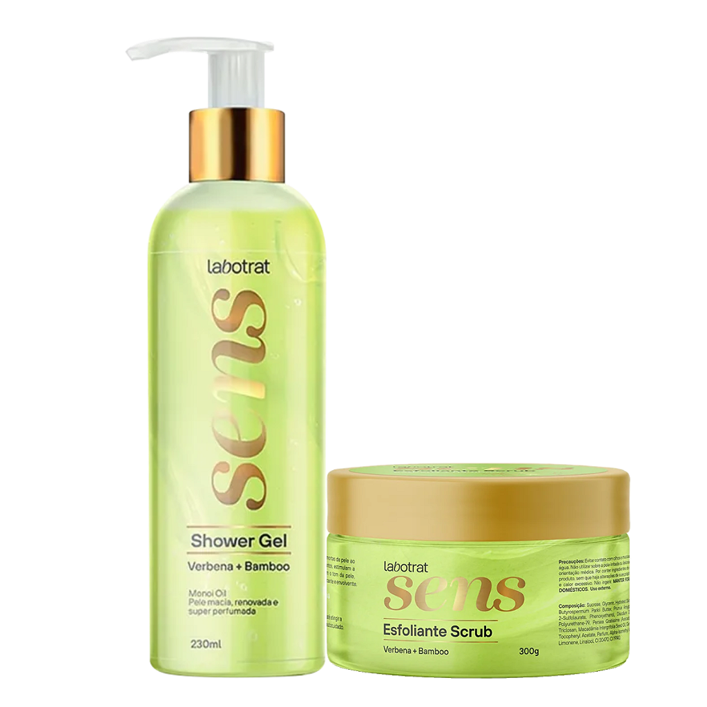 Sens Esfoliante Scrub e Sabonete Shower Gel Corporal Labotrat