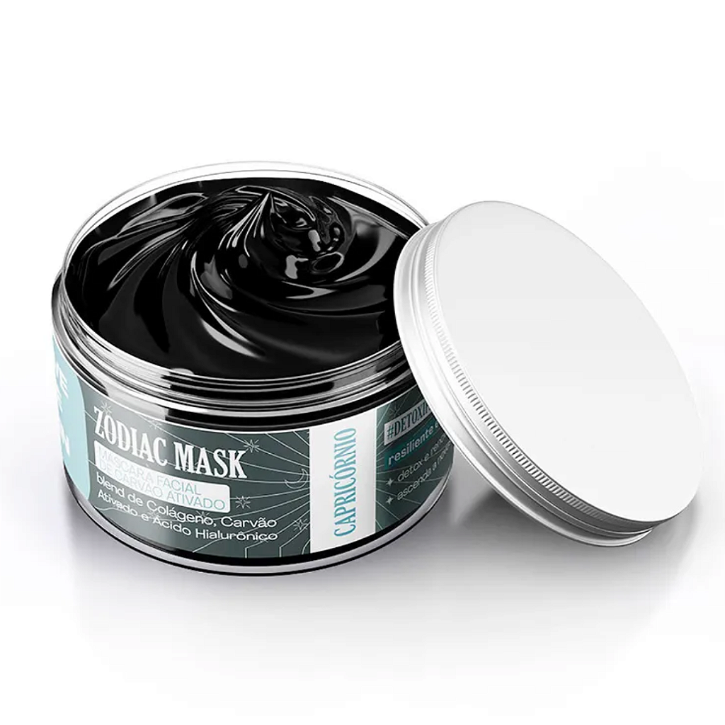 Máscara Facial Carvão Ativado Capricórnio Zodiac Mask Smart