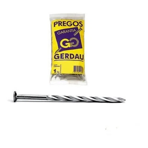 Prego Ardox com Cabeça 17x21 1kg - GERDAU - Comercial Carvalho